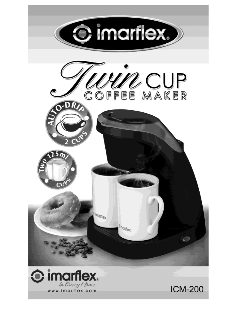 Page n°1 - Manuel utilisateur Imarflex ICM-200