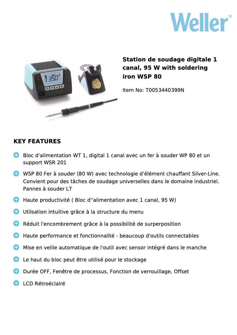 Image de la première page du manuel de l'appareil WT 1012