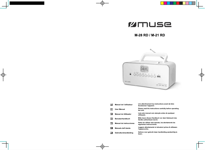 Page 1 de la notice Manuel utilisateur Muse M-28 DG