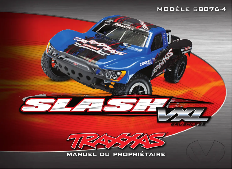 Page n°1 - Manuel utilisateur Traxxas Slash VXL