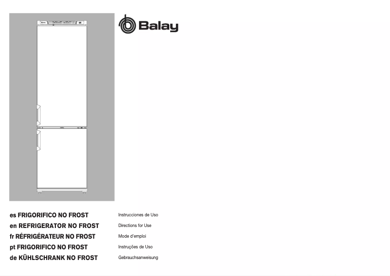 Page n°1 - Manuel utilisateur Balay 3KF4960B