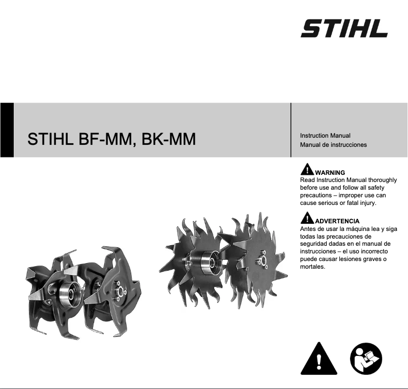 Page 1 of the manual User Manual Stihl BK-MM