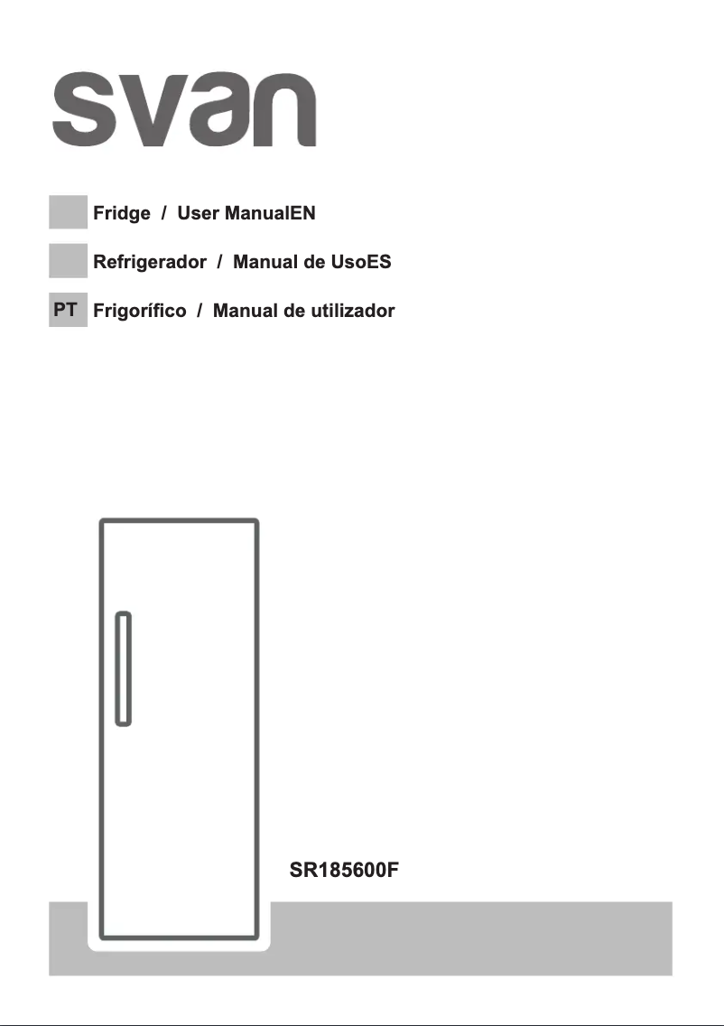 Page 1 de la notice Manuel utilisateur SVAN SR185600F