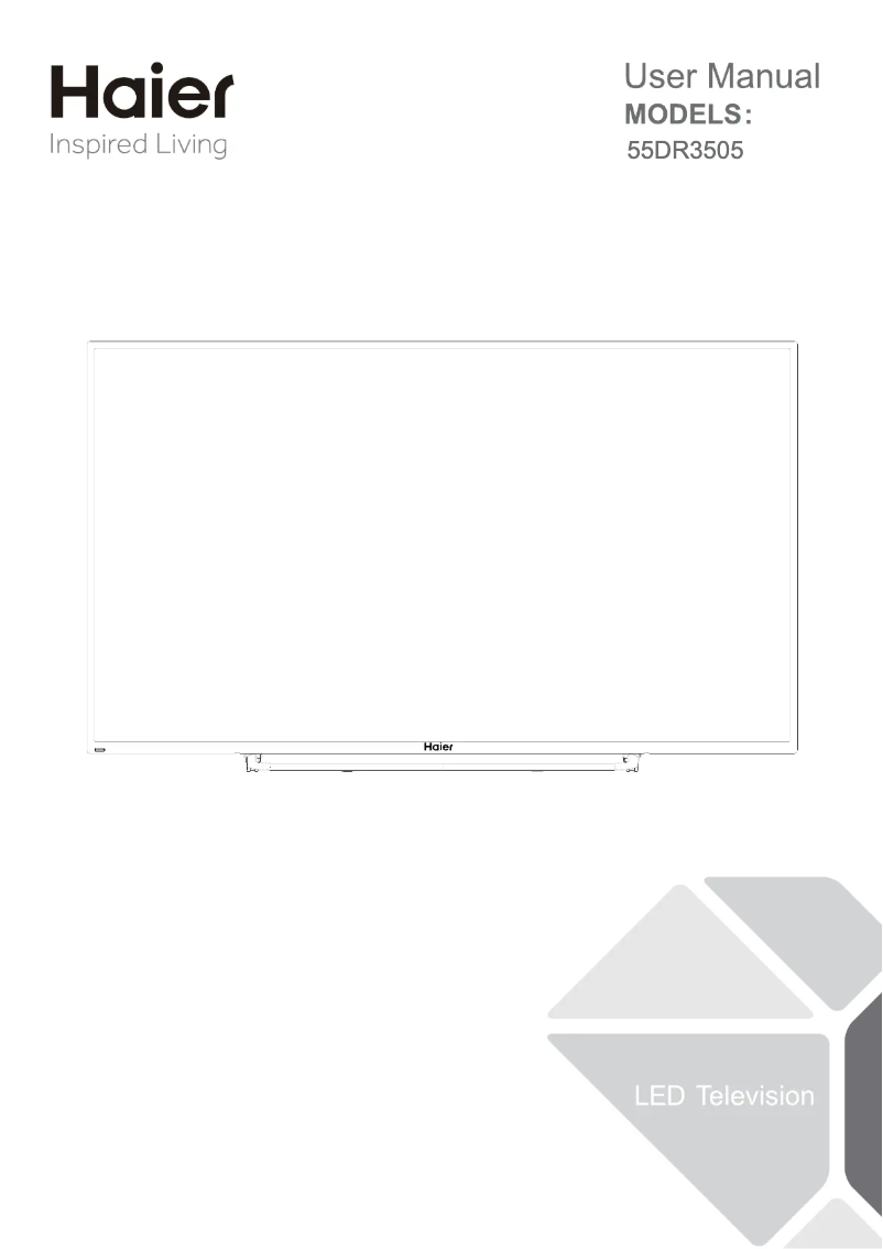 Imagen de la primera página del manual del dispositivo 55DR3505