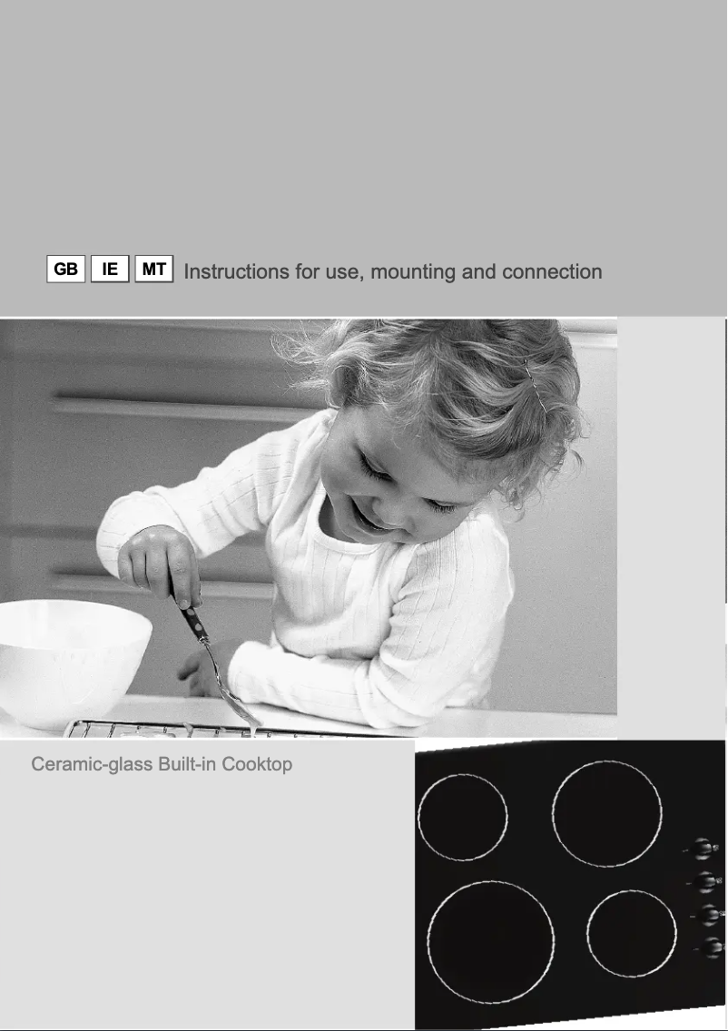 Page n°1 - Manuel utilisateur Gorenje EC605ASC