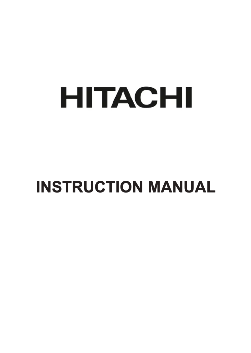 Page 1 de la notice Manuel utilisateur Hitachi 24HE2202