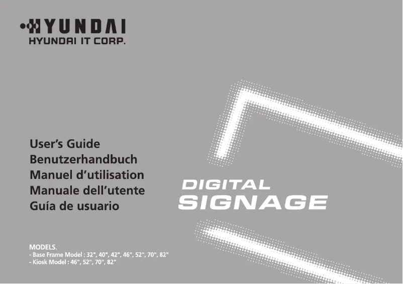 Image de la première page du manuel de l'appareil D465ML SP