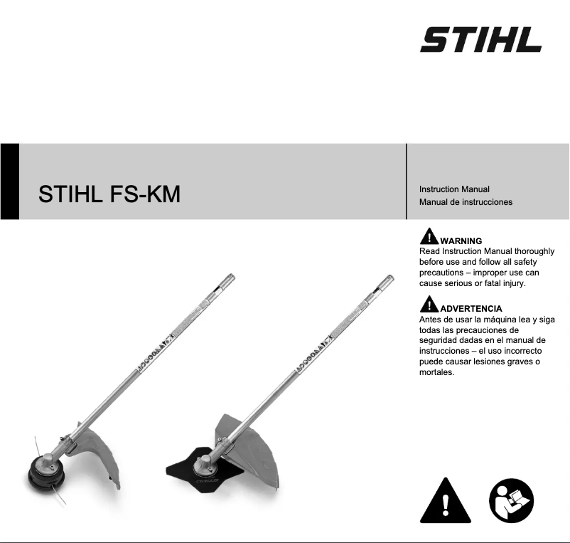 Page 1 de la notice Manuel utilisateur Stihl FS-KM
