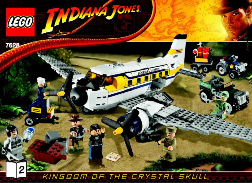 Page 1 de la notice Manuel utilisateur Lego Indiana Jones 7628