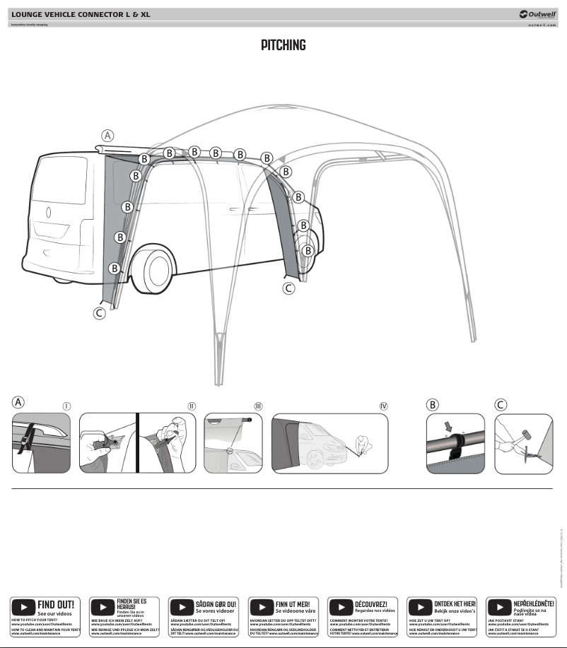 Page 1 de la notice Manuel utilisateur Outwell Lounge Vehicle Connector L