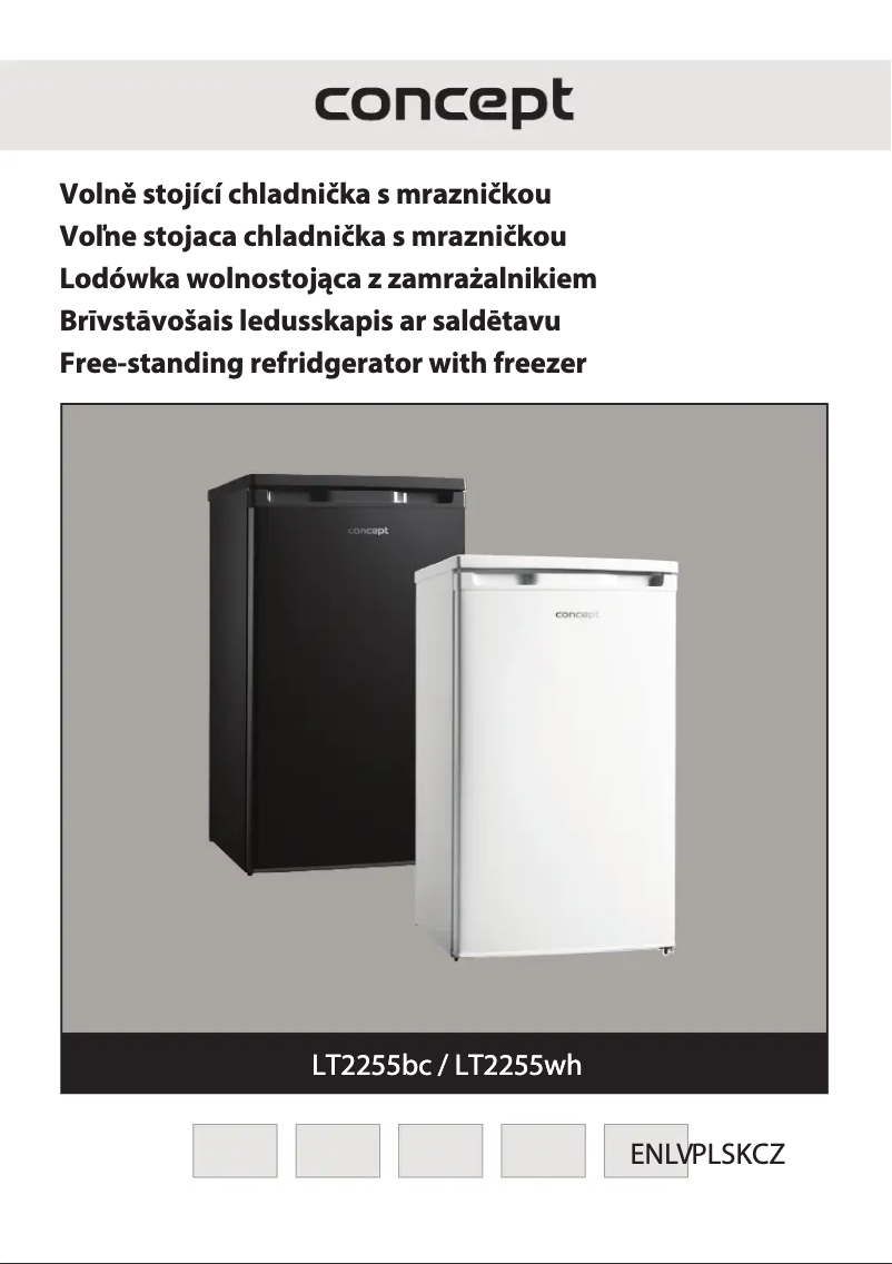 Page 1 de la notice Manuel utilisateur Concept LT2255WH