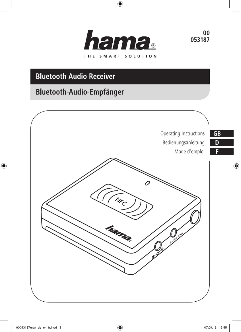 Página 1 del manual Manual de usuario Hama 00053174