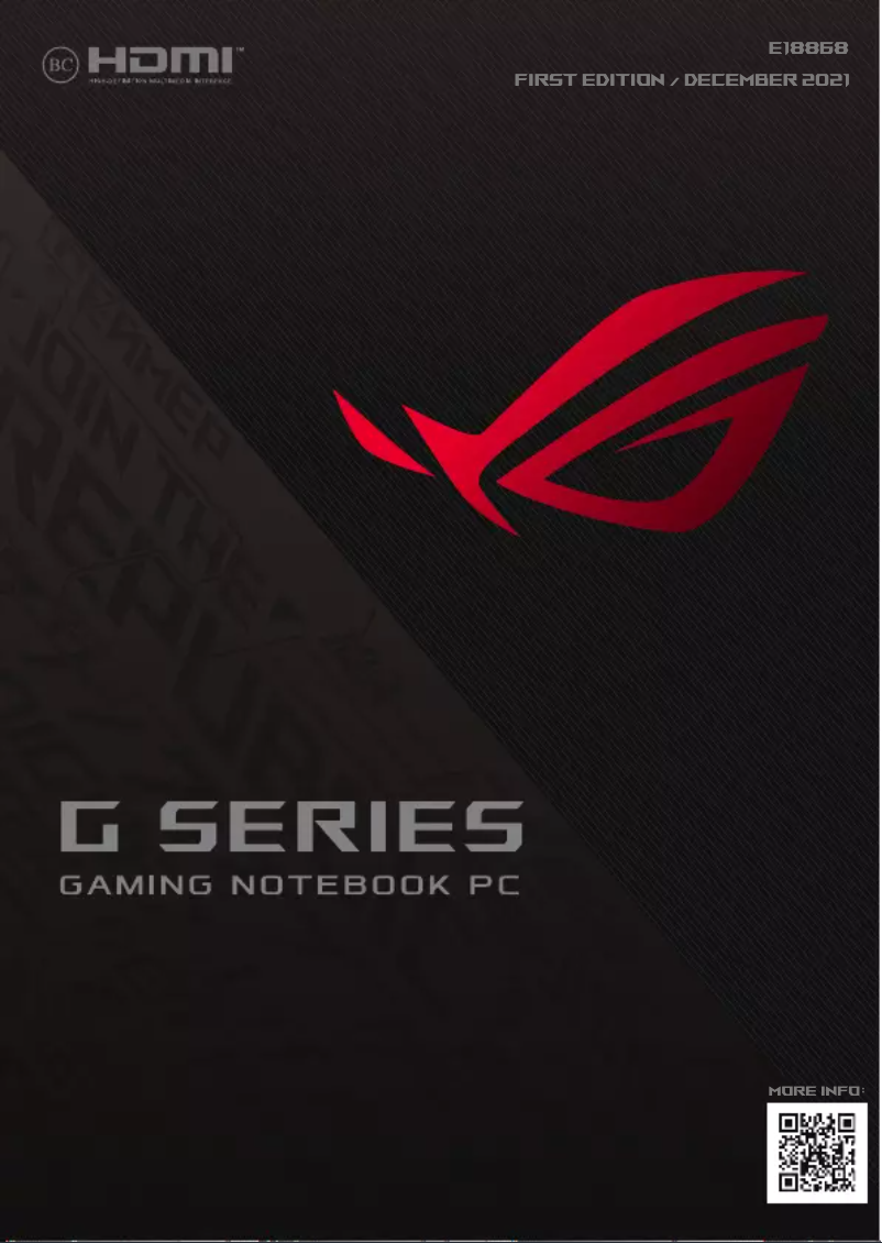 Page 1 de la notice Manuel utilisateur Asus ROG Zephyrus Duo 16