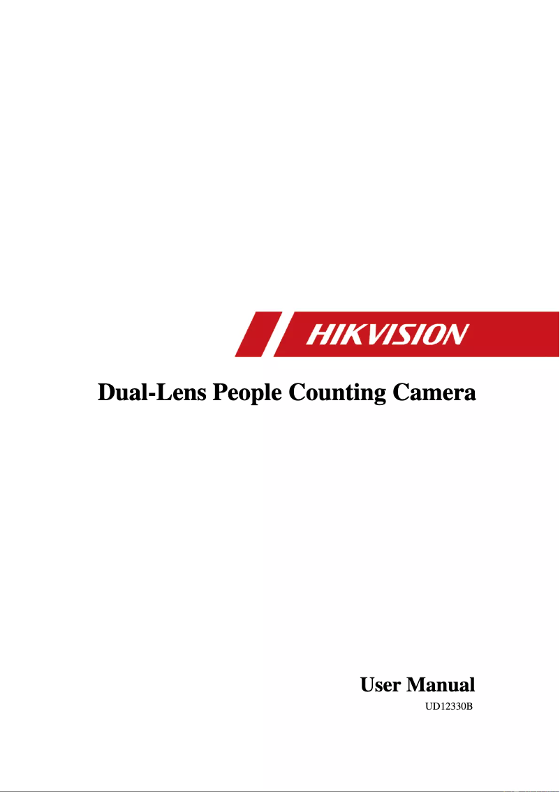 Page 1 de la notice Manuel utilisateur Hikvision iDS-2CD6810F-IV/C