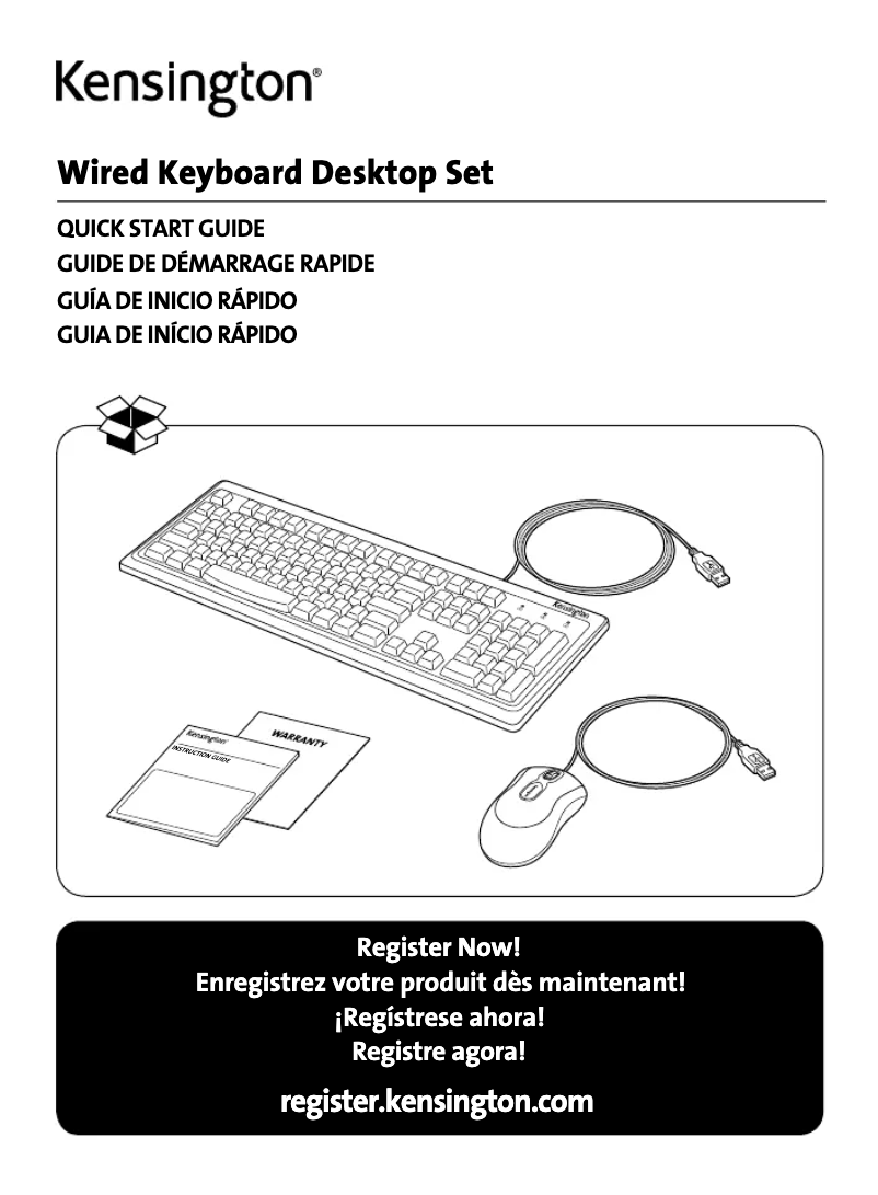 Page n°1 - Manuel utilisateur Kensington K72436AM