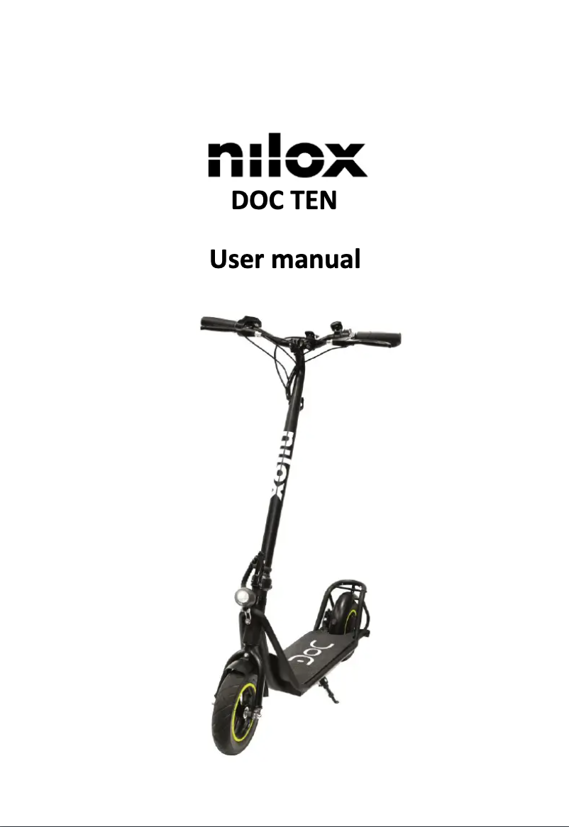 Page n°1 - Manuel utilisateur Nilox DOC Ten