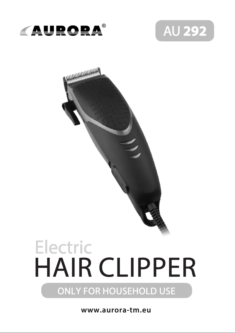 Image de la première page du manuel de l'appareil AU 292