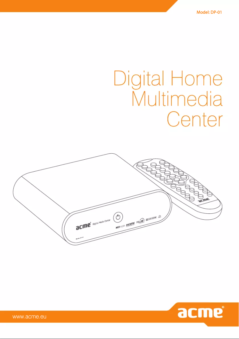 Página 1 del manual Manual de usuario Acme United Acme DP-01