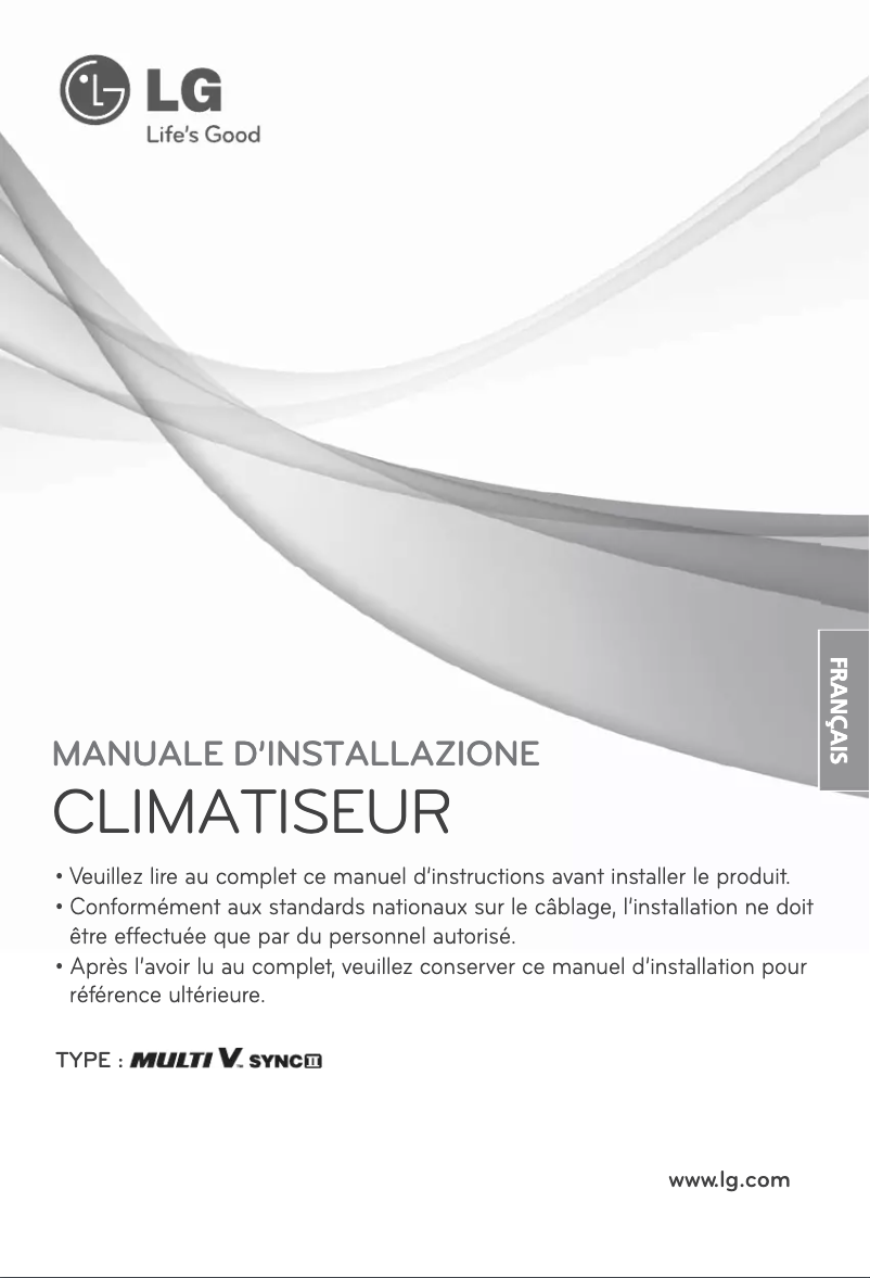 Image de la première page du manuel de l'appareil ARUB160LT2