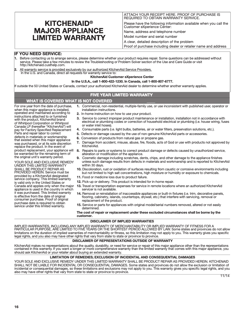 Image de la première page du manuel de l'appareil KVWB606HBS