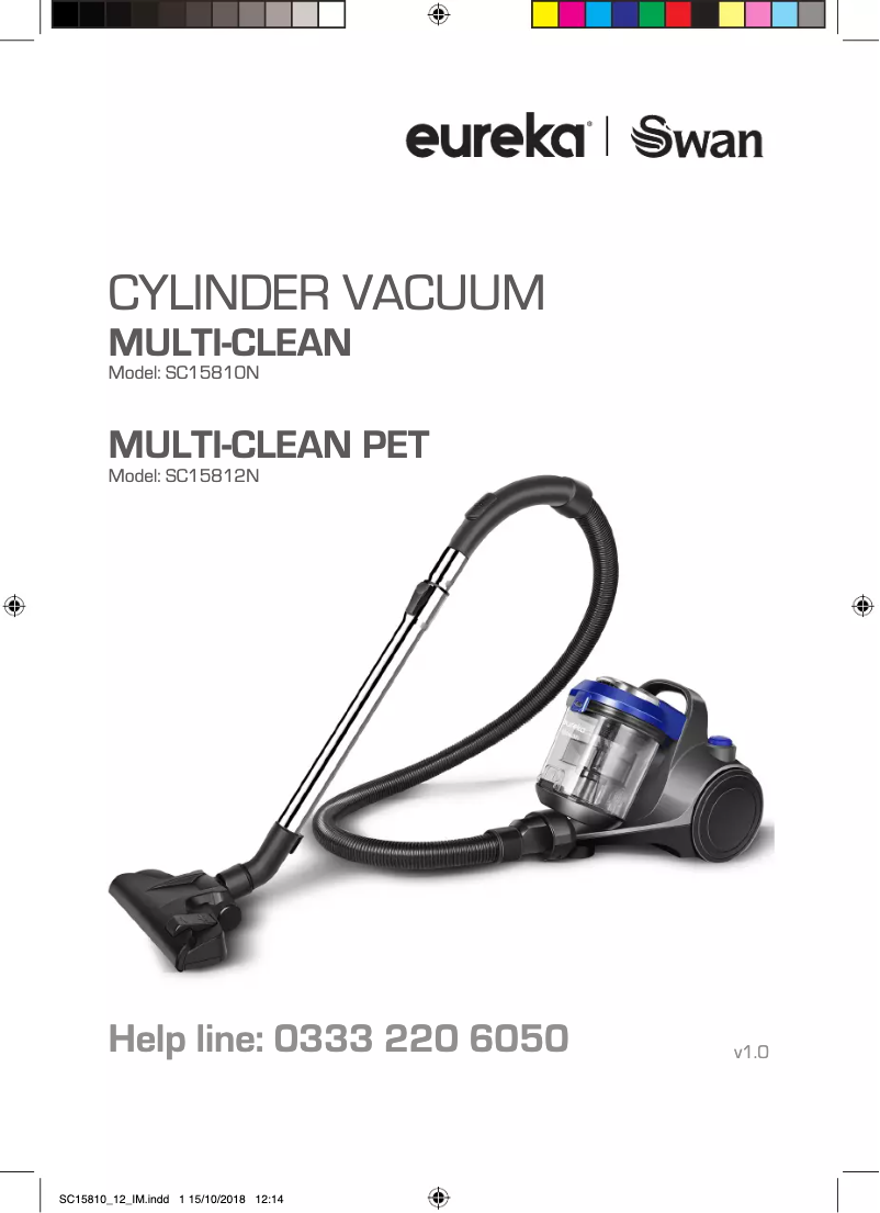 Image de la première page du manuel de l'appareil SC15812N