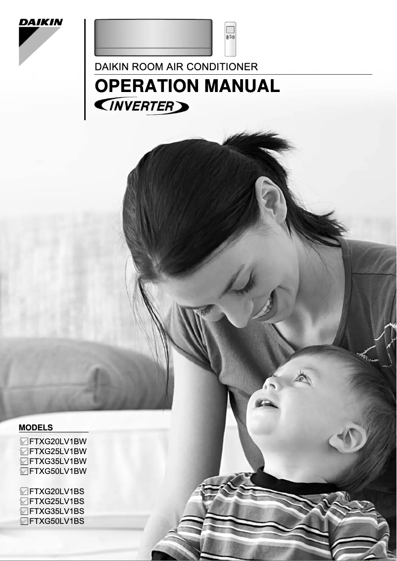 Página 1 del manual Manual de usuario Daikin FTXG35LV1BW