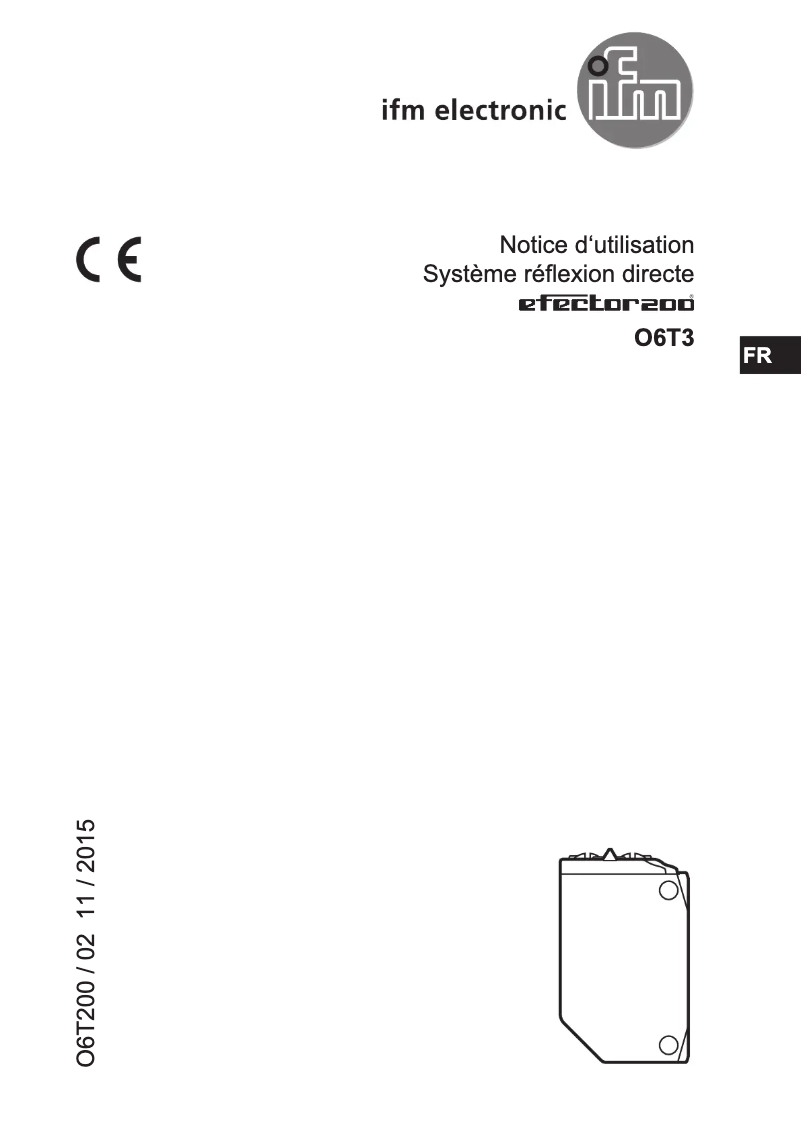 Page n°1 - Manuel utilisateur IFM O6T307