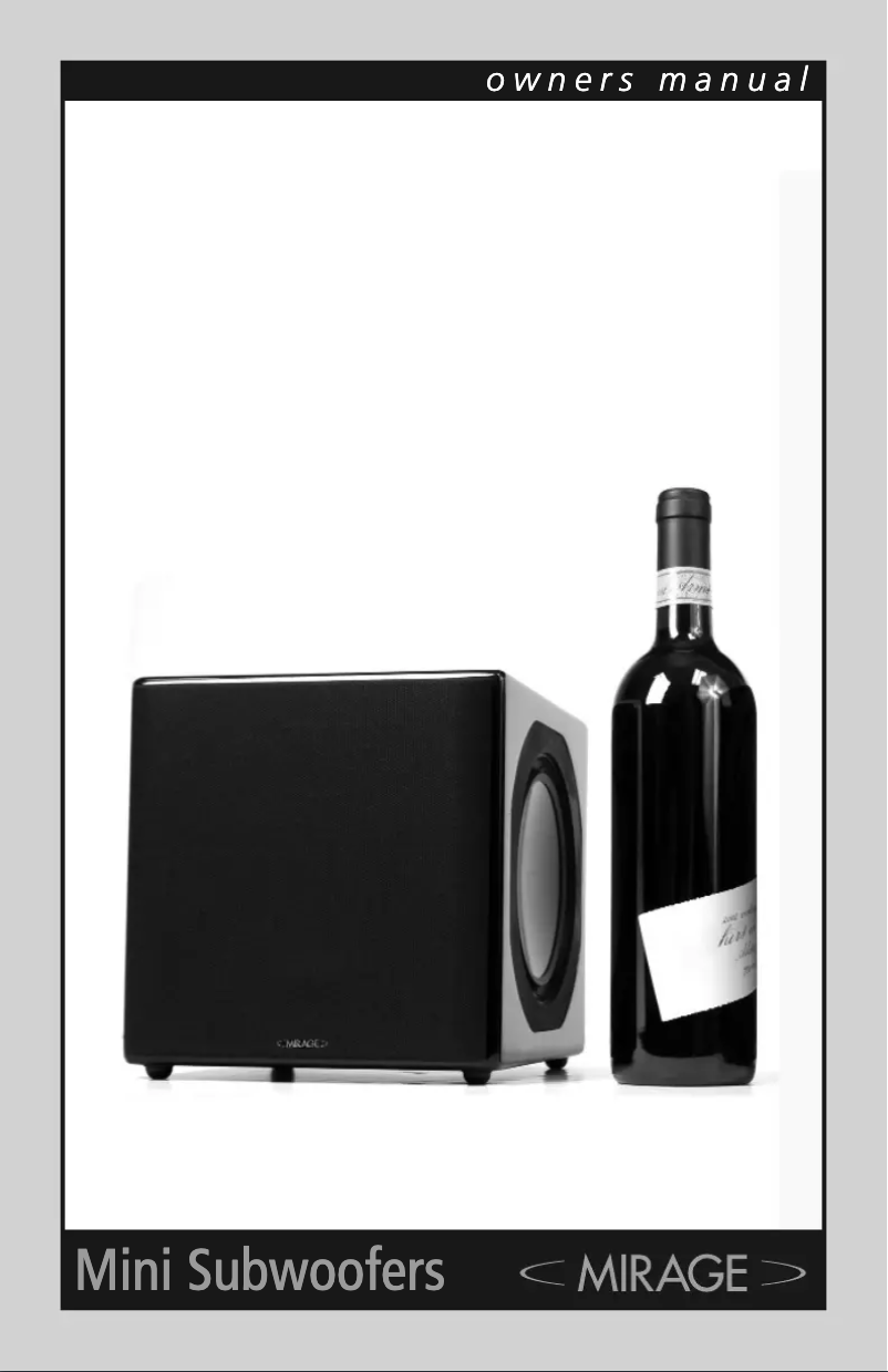 Página 1 del manual Manual de usuario Mirage MM-6