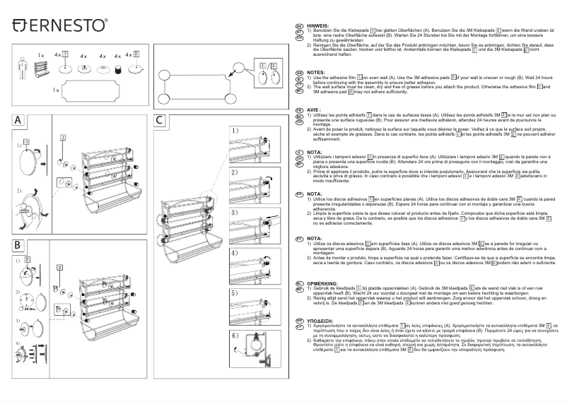Page 1 de la notice Manuel utilisateur Ernesto IAN 270287