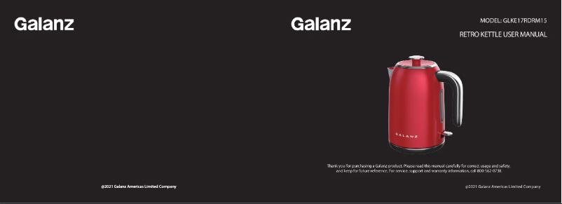 Página 1 del manual Manual de usuario Galanz GLKE17RDRM15