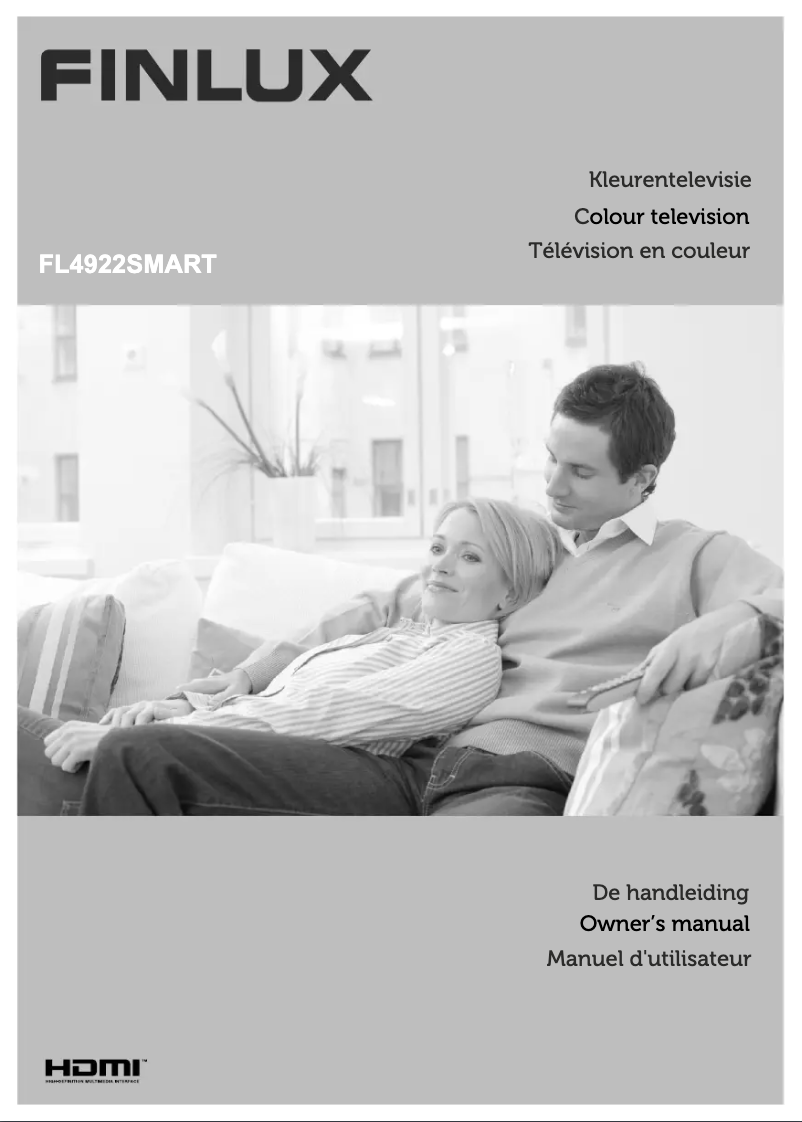 Page 1 de la notice Manuel utilisateur Finlux FL4922SMART