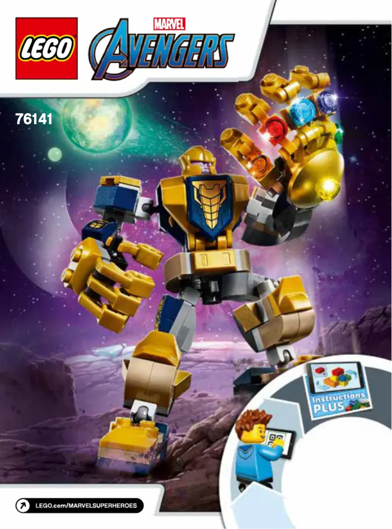 Page n°1 - Manuel utilisateur Lego Marvel Avengers 76141