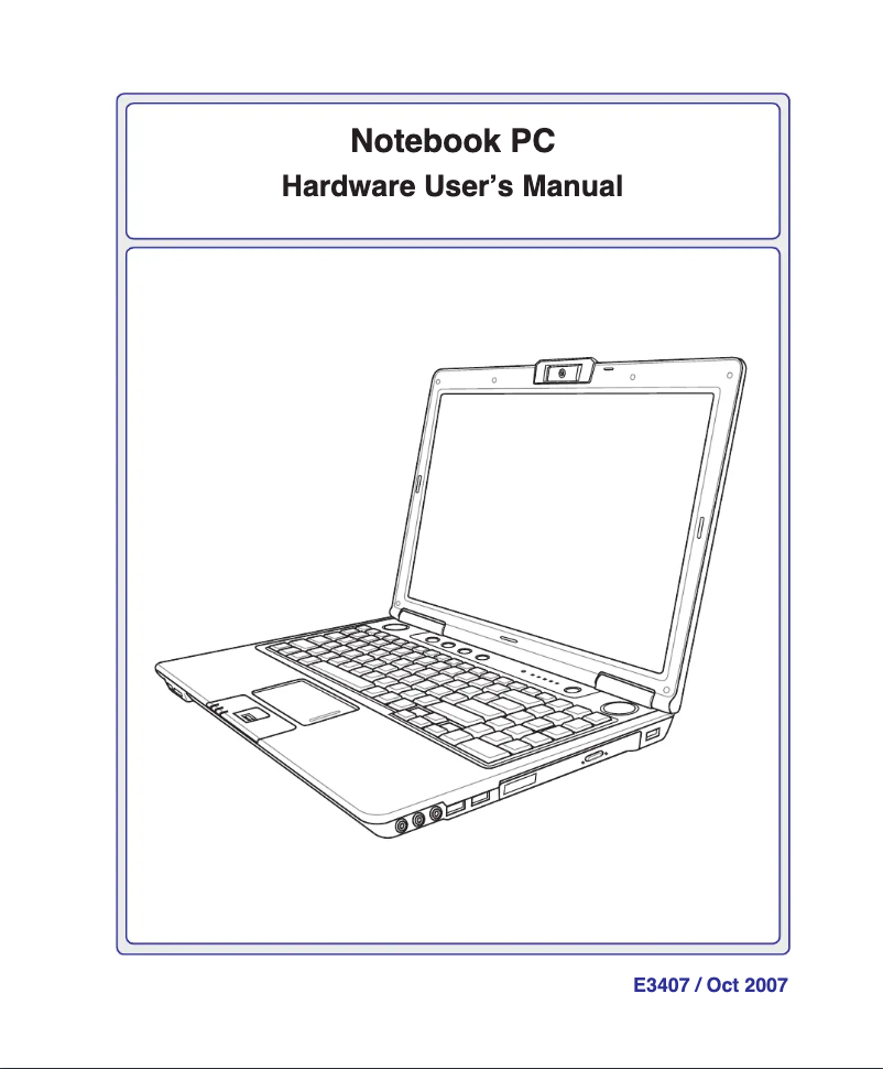 Page n°1 - Manuel utilisateur Asus M50Vc