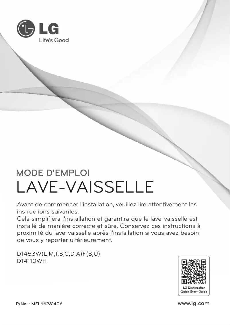 Page n°1 - Manuel utilisateur LG D14110WH
