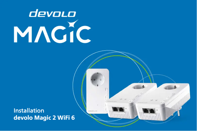 Page 1 de la notice Guide d'installation Devolo Magic 2 WiFi 6