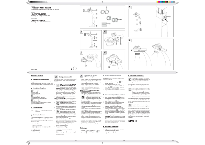 Image de la première page du manuel de l'appareil Z31083