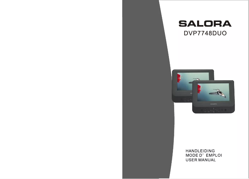 Page n°1 - Manuel utilisateur Salora DVP7748DUO GC