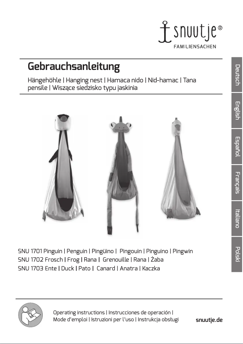 Page 1 of the manual User Manual ADE Snuutje SNU 1701