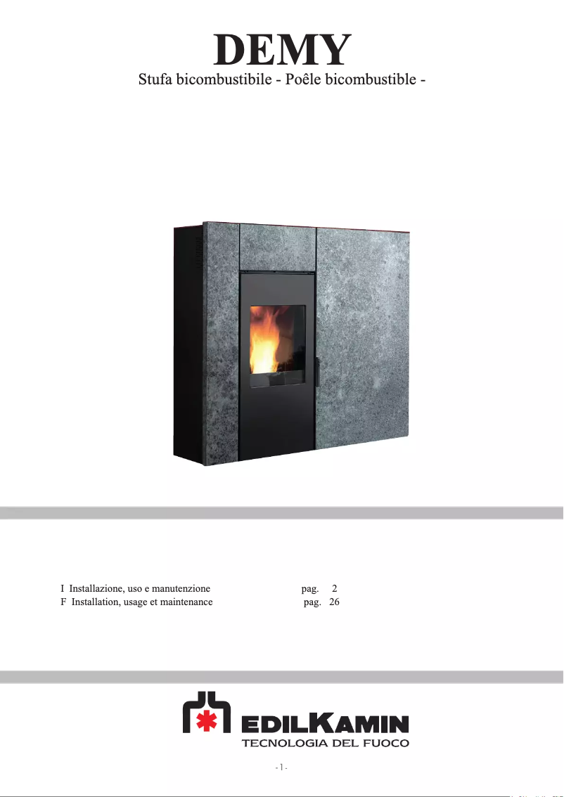 Image de la première page du manuel de l'appareil DEMY