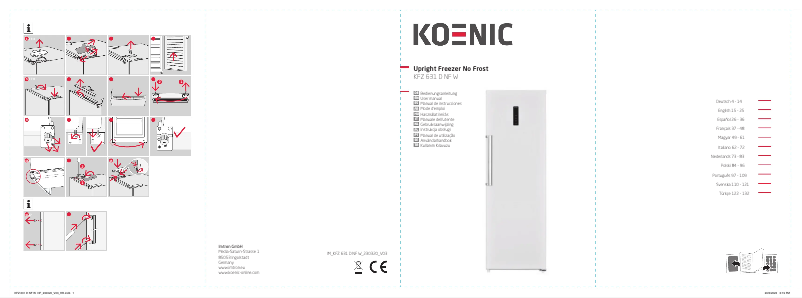 Page 1 of the manual User Manual Koenic KFZ 631 D NF W
