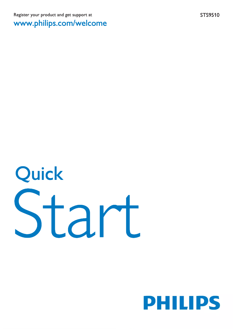 Image de la première page du manuel de l'appareil STS9510