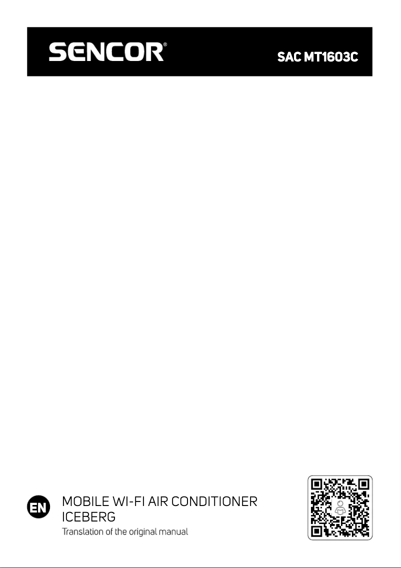 Page 1 de la notice Manuel utilisateur Sencor SAC MT1603C