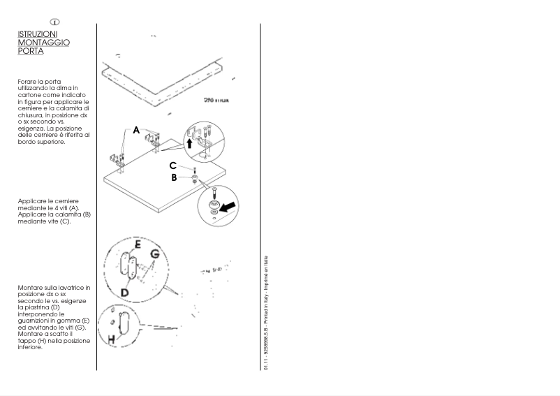 Page 1 de la notice Manuel utilisateur Rosieres LBRILL100H/C