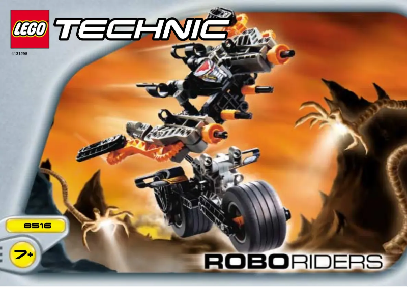Page 1 de la notice Manuel utilisateur Lego Roboriders 8516
