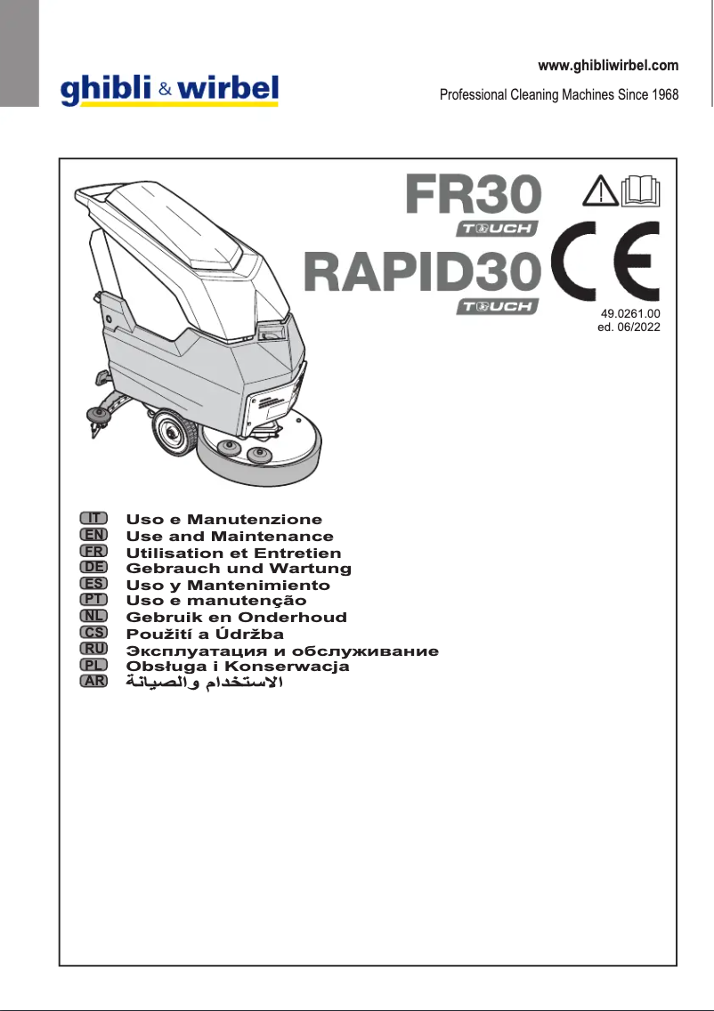 Image de la première page du manuel de l'appareil FR 30 D 45 BC TOUCH