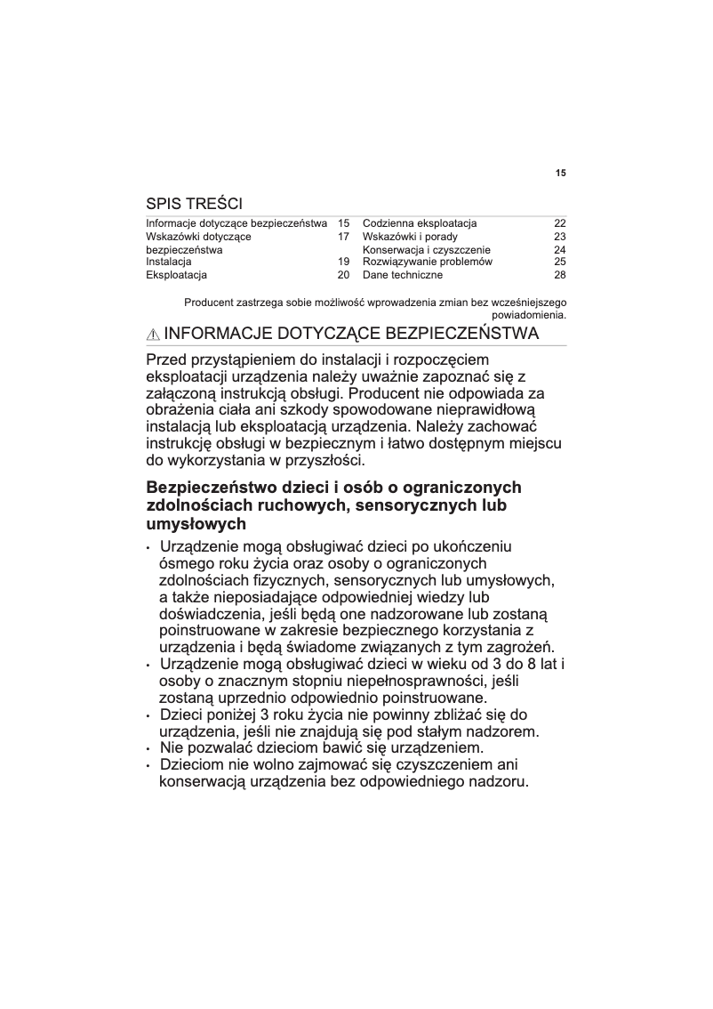 Image de la première page du manuel de l'appareil SD7205SLD2P1