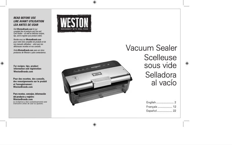 Página 1 del manual Manual de usuario Weston 65-1601-W