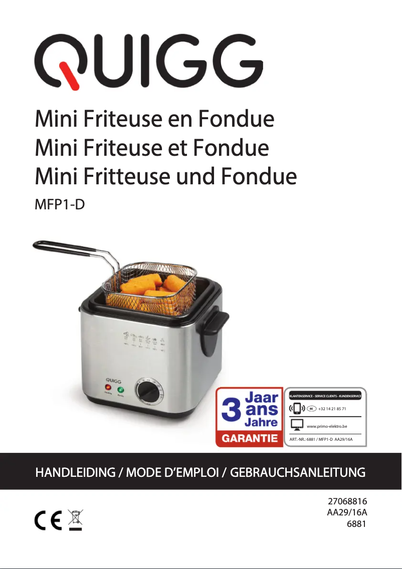 Página 1 del manual Manual de usuario Primo MFP1