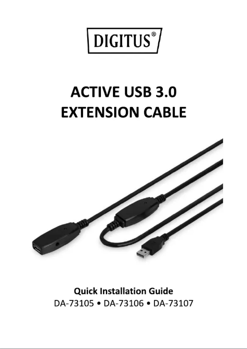 Page n°1 - Manuel utilisateur Digitus DA-73106