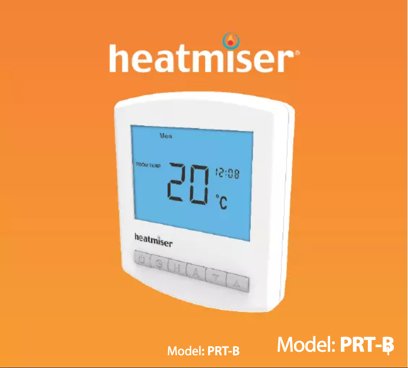Page 1 de la notice Manuel utilisateur Heatmiser PRT-B